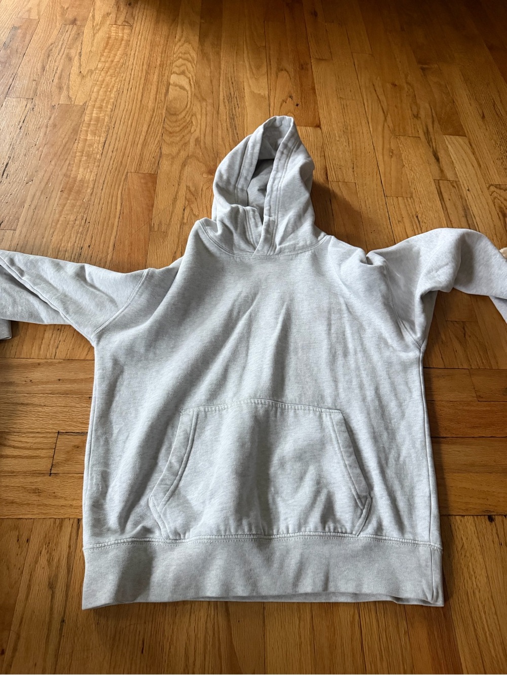 Aeropostale Light Gray Men's Hoodie Sweatshirt